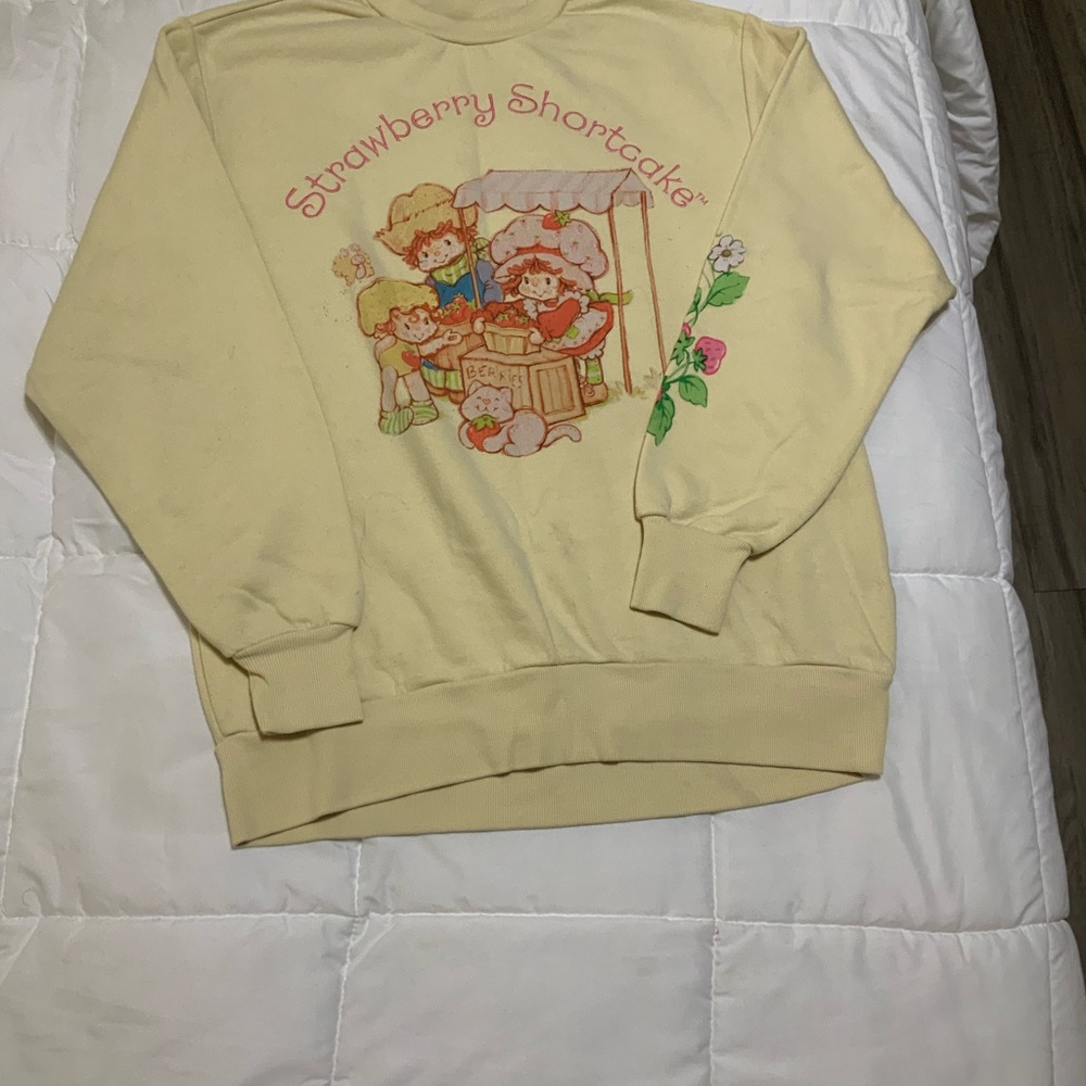 Strawberry Shortcake Yellow Sweater